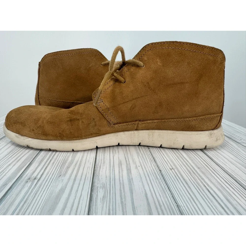 UGG Men's Dustin Suede‎ Chukka Boots Brown Lace Up Ankle Boots Size 11
